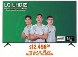 La Comer Lg - pantalla 75 uhd smart tv 4k 75ua7500psa oferta
