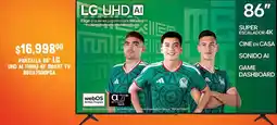 La Comer Lg - pantalla uhd ai thinq 4k smart tv 86 oferta