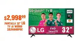 La Comer Lg - pantalla 32 ai webos 32lr600bpsc oferta