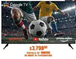 La Comer Pantalla 43 hi-tv oferta