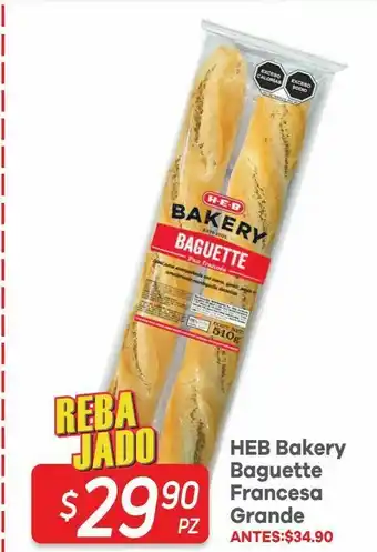 HEB Heb bakery baguette oferta