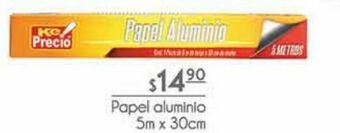 Fresko Papel aluminio 5m x 30cm oferta