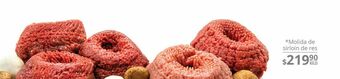Molida de sirloin de res x kg