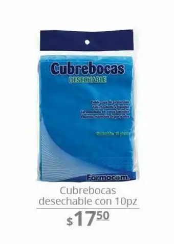 La Comer Cubrebocas desechable 10pz oferta