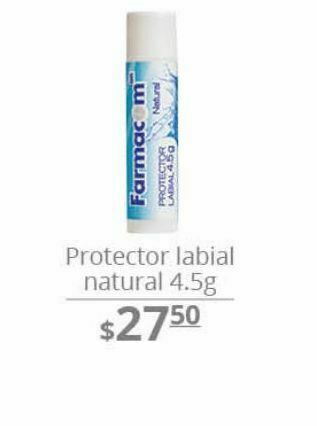Protector labial natural 4,5g