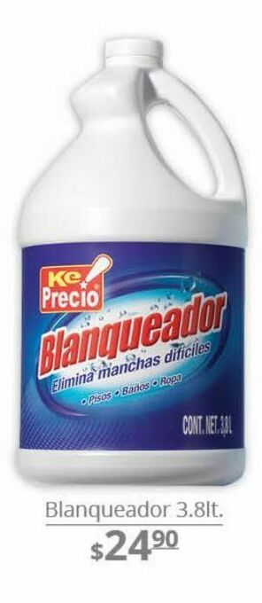 La Comer Blanqueador ke precio 3.8l oferta