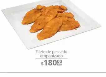La Comer Filete de pescado empanizado kg oferta