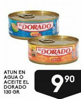 Alsuper Atún en agua o aceite el dorado 130g oferta
