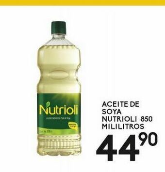 Alsuper Aceite de soya nutrioli 850ml oferta