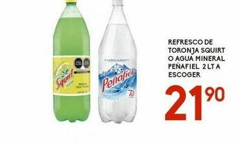 Alsuper Refresco de toronja squirt 2l o agua mineral peñafiel 2l oferta