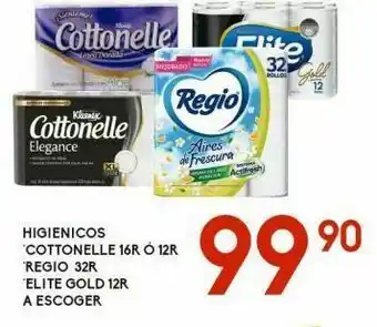 Alsuper Papel higiénico cottonelle 16r o 12r o regio 32r oferta
