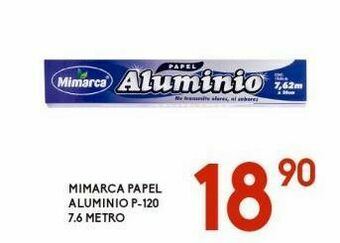 Alsuper Papel aluminio mimarca p-120 7.6m oferta