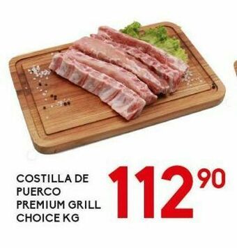 Alsuper Costilla de puerco premium grill choice kg oferta