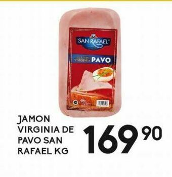 Alsuper Jamón virginia pavo san rafael kg oferta
