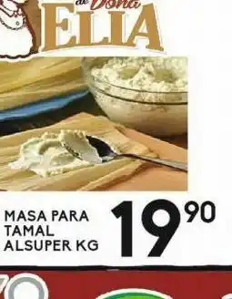 Masa para tamal alsuper kg