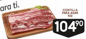 Alsuper Costilla para asar kg oferta