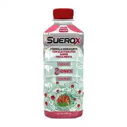 Farmacias YZA Suerox Adulto 8Iones Fresa Menta 630Ml oferta