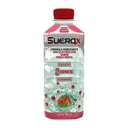 Farmacias YZA Suerox Adulto 8Iones Fresa Menta 630Ml oferta