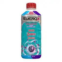 Farmacias YZA Suerox Adulto Uva Mora Azul 630Ml oferta