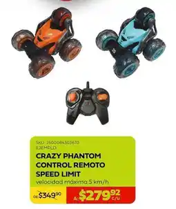 DelSol Crazy phantom control remoto speed limit oferta