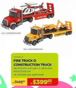 DelSol Fire truck o construction truck oferta