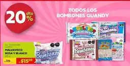 DelSol Guandy - malvavisco rosa y blanco oferta