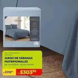 DelSol Sasson - juego de sábanas matrimoniales oferta