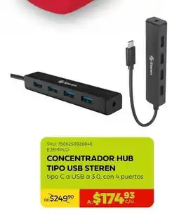 DelSol Steren - concentrador hub tipo usb oferta