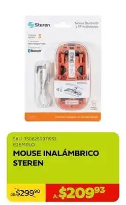 DelSol Steren - mouse inalámbrico oferta