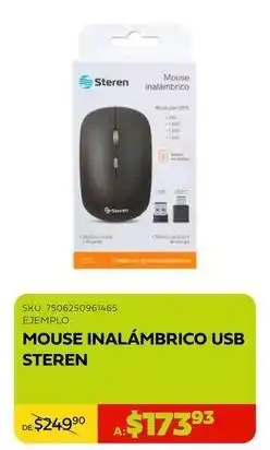 DelSol Steren - mouse inalámbrico usb oferta