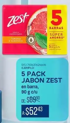 DelSol Zest - jabon zest oferta