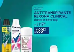 DelSol Rexona - antitranspirante oferta