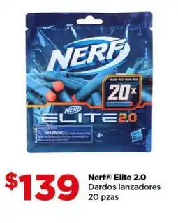Bodega Aurrerá Nerf elite 2.0 dardos lanzadores oferta