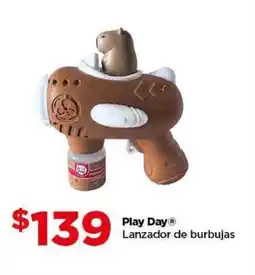 Bodega Aurrerá Play day lanzador de burbujas oferta