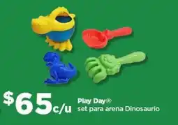 Bodega Aurrerá Play day set para arena dinosaurio oferta