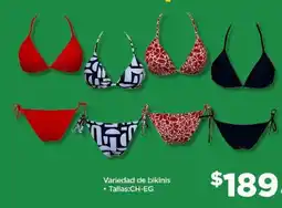 Bodega Aurrerá Variedad de bikinis oferta