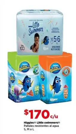 Bodega Aurrerá Higgies little swimmers pañales resistentes al agua oferta