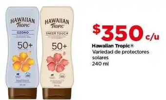 Hawaiian tropic variedad de protectores solares