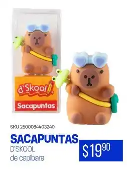 Woolworth Sacapuntas d'skool de capibara oferta