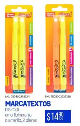 Woolworth Marcatextos d'skool amarillo/naranja o amarillo oferta