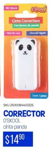 Woolworth Corrector d'skool cinta panda oferta
