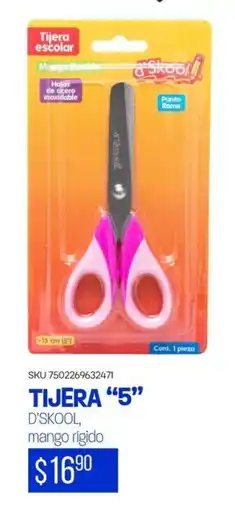 Woolworth Tijera "5" d'skool, mango rigido oferta