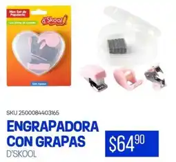 Woolworth Engrapadora con grapas d'skool oferta