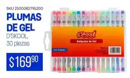 Woolworth Plumas de gel d'skool oferta