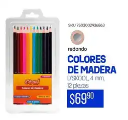 Woolworth Colores de madera d'skool oferta