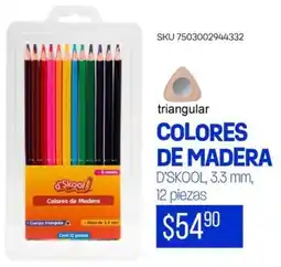 Woolworth Colores de madera d'skool oferta