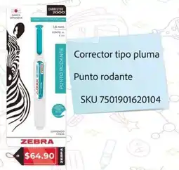 Woolworth Corrector tipo pluma punto rodante oferta
