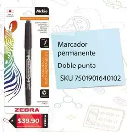 Woolworth Marcador permanente doble punta oferta