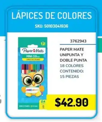 Paper mate unipunta y doble punta
