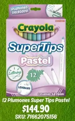 Woolworth Crayola supertips pastel oferta
